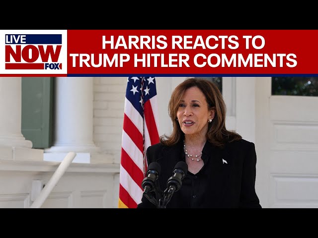 WATCH: VP Kamala Harris reacts to alleged comments on Trump | LiveNOW from FOX