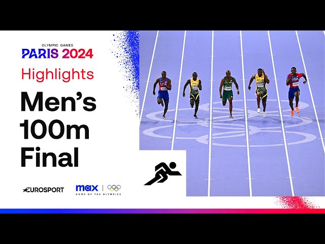 PHOTO FINISH IN PARIS! 🥇 | Men's 100m Olympic Final Highlights | #Paris2024 #Olympics