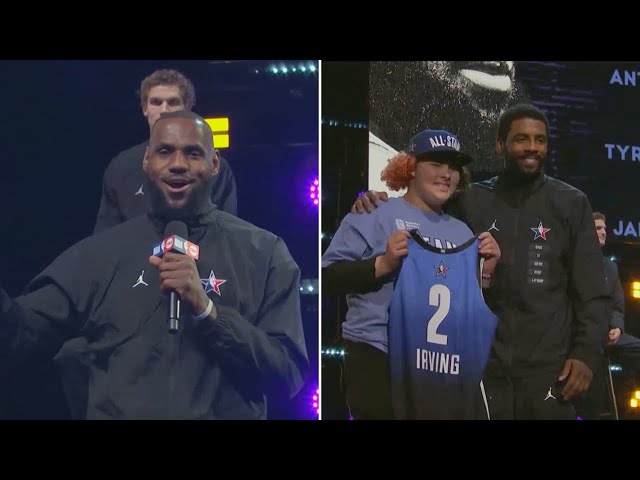 LeBron James Drafts Kyrie Irving | NBA All-Star Starters Draft