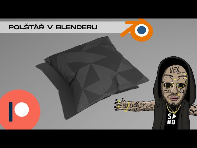 Jak udělat polštář v Blenderu