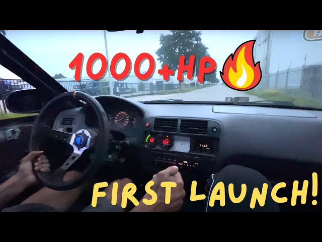 My first launch with my 1000hp civic AWD