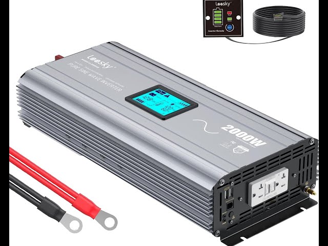 LEESKY 2000 Watt 12 Volt Power Inverter TESTING