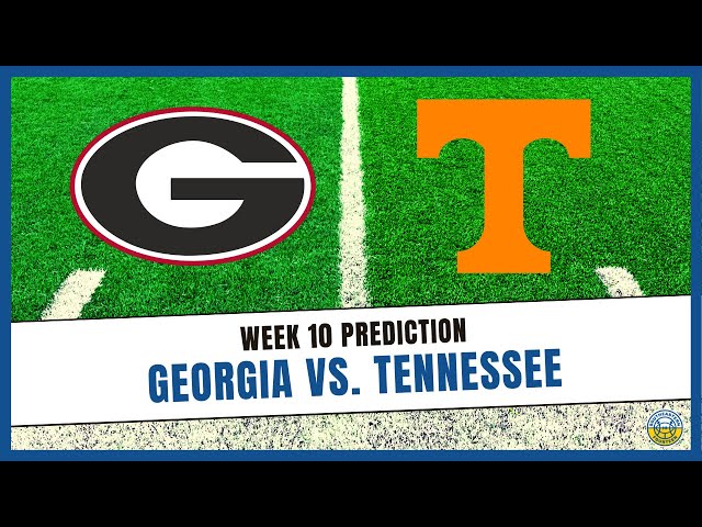 Georgia vs. Tennessee Prediction | 2022 College Football Predictions | SEC Week 10