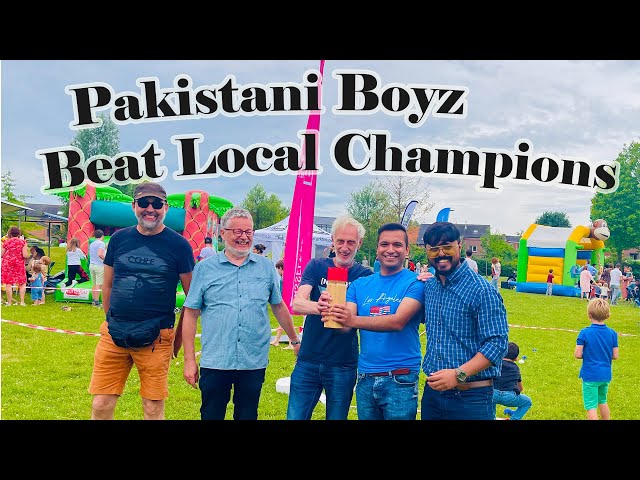 Pakistani Boyz beat local champions #kubb #subscribe