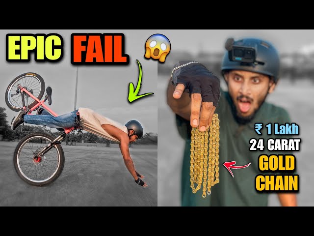 Most Expensive MTB Crash | ₹1 Lakh Gold Chain Gone!