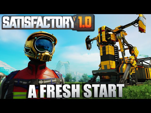 Starting The PERFECT Satisfactory 1.0 Run. Lets Play Ep.1