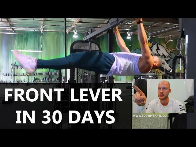 How to master a FRONT LEVER in 30 days | Johannes Bartl