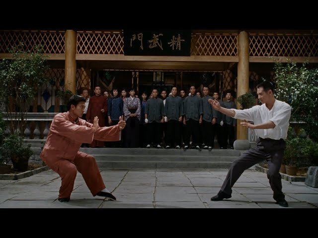 Fist of Legend 1994 Jet Li vs Hou Ting-An 4K HDR