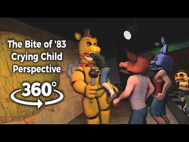 360°| The Bite of '83 - FNAF 4 Ending Animated (Crying Child Perspective)