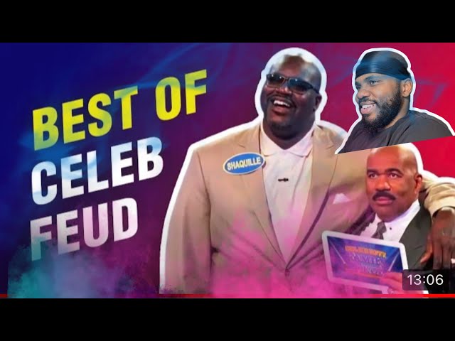 Family feud celebrity funny moments- reaction