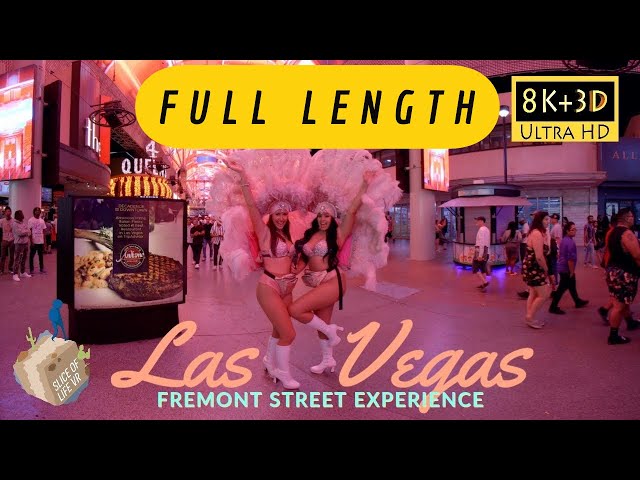 (1/1) 8k 3D Las Vegas Nightlife: After Midnight in Sin City - The Fremont Street Experience