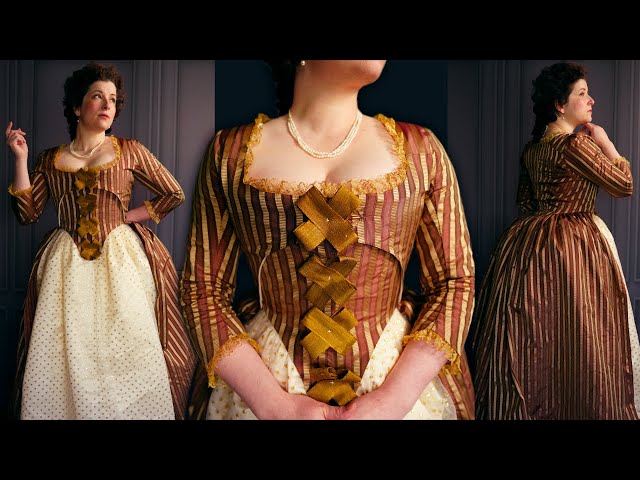 How to Make an 18th century Gown by yourself with NO pattern