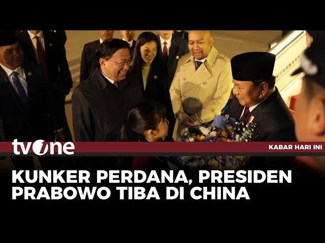 Presiden Prabowo Tiba di China | Kabar Hari Ini tvOne