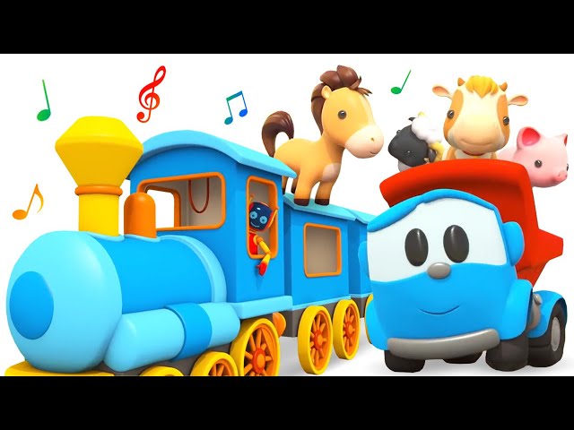 🔴Cante com Léo o caminhão! Desenhos animados com música. Animação infantil