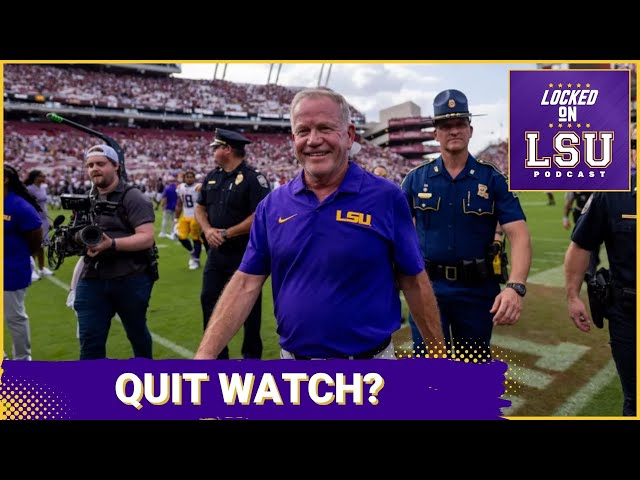 LSU Tigers MUST Beat Vanderbilt to Avoid Quit Watch - SEC SQUAD