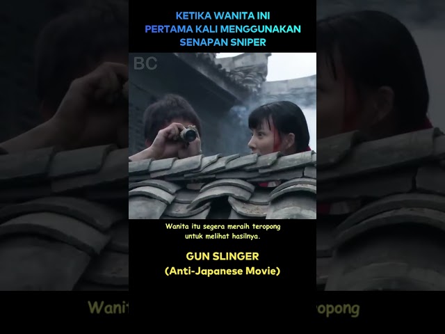 Ketika wanita ini pertama kali menggunakan senapan sniper #cuplikanfilm