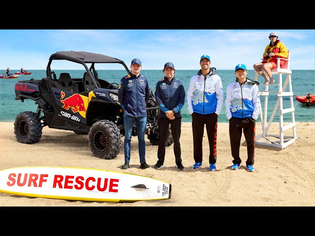 WILD F1 Driver Beach Buggy Race!  🏝️ 🏁