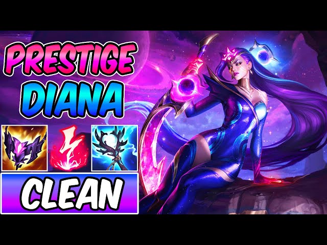 PRESTIGE DARK COSMIC DIANA MID GAMEPLAY | Best Build & Runes | League of Legends