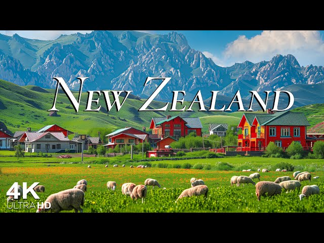 NEW ZEALAND 4K HD - Scenic Relaxation Film With Inspiring Music - Nature 4K Video Ultra HD