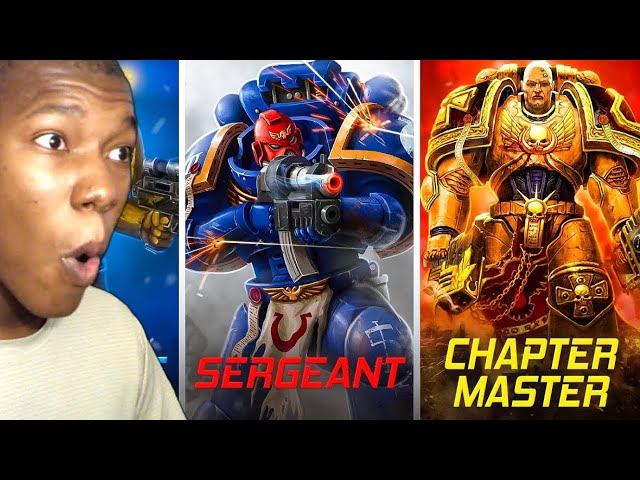 EVERY SINGLE Warhammer 40k Space Marine Rank Explained! REACTION