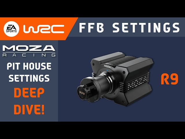 Moza R9 Pit House Settings DEEP DIVE! [EA Sports WRC]