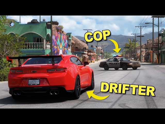 Drift Cars vs COPS! - Forza Horizon 5