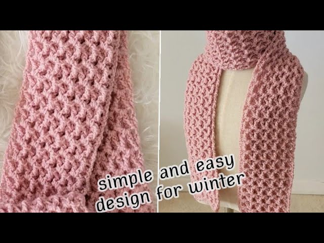 How to crochet a simple shawl with a modern stitch that suits all crochet projects