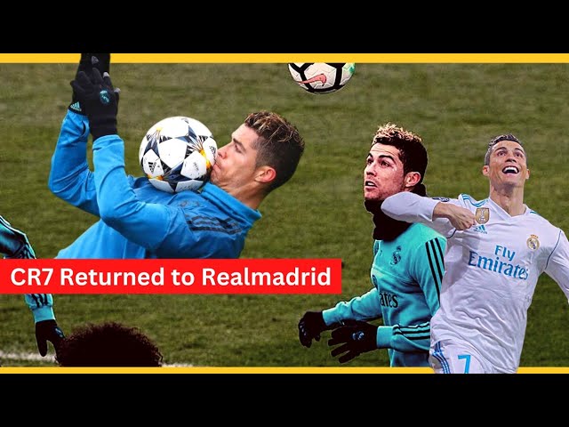 Cristiano Ronaldo has returned to Real Madrid