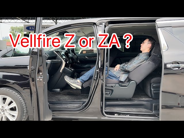 WHAT'S the Difference? [Vellfire Z vs ZA / Alphard S vs SA]