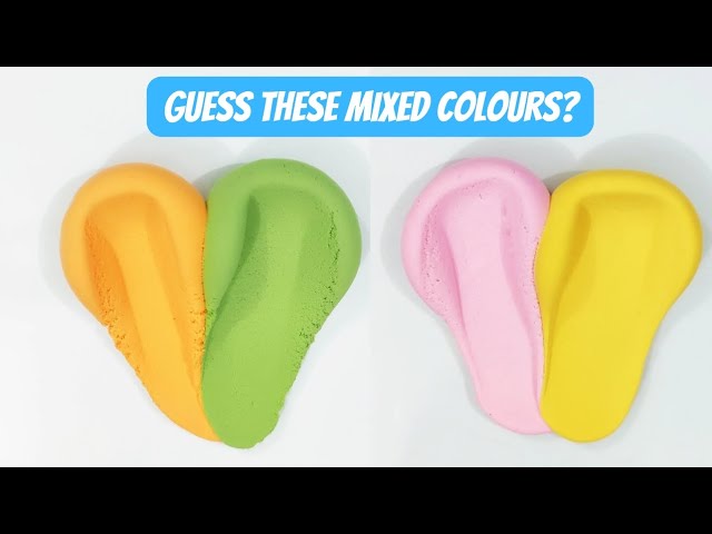 Mixing different colors of slime (part 18) #slime #satisfying #oddlysatisfying