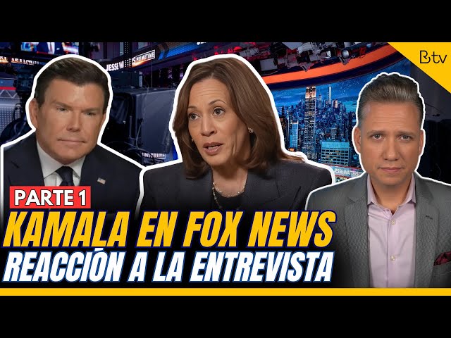 KAMALA sorprende con entrevista en FOX News  - PARTE 1