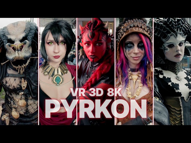 COSPLAY @ PYRKON 2024 | 3D | VR180 | 8K