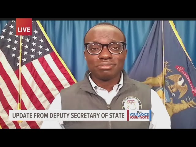 Update on voting turnout from MI Deputy Secretary of State