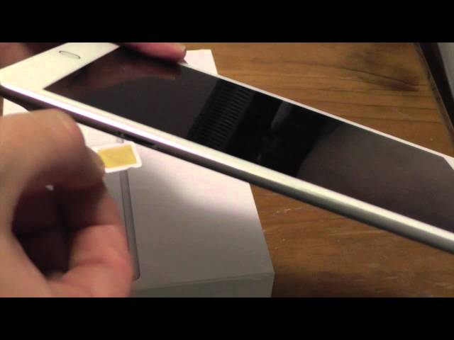  How to install nano sim into an iPad Air 2