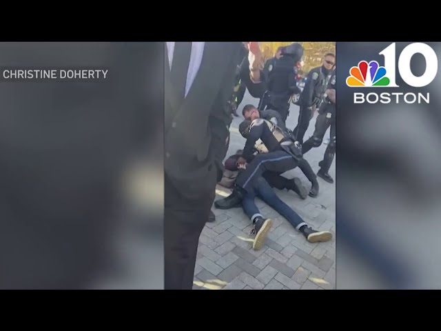 Boston police make multiple arrests as abortion protesters clash