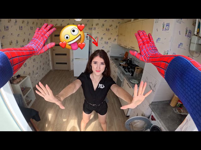 CRAZY POLICE GIRL WANTS SPIDER-MAN TO BE HER BOYFRIEND (Parkour POV Love Best) ​⁠ @Celpan