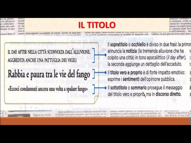 L'articolo di cronaca (terza parte)