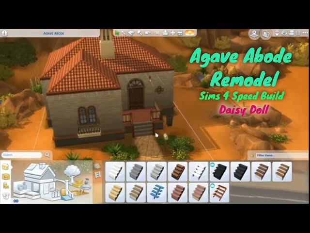 Agave Abode Remodel (Sims 4 Speed Build)