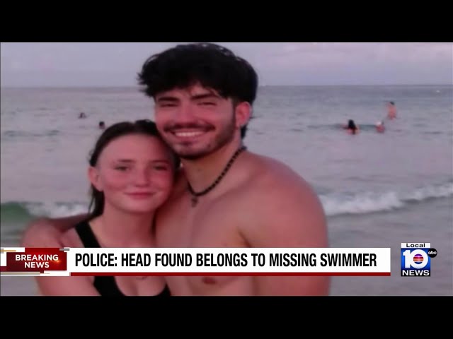 Human head that washed up on beach belonged to missing swimmer