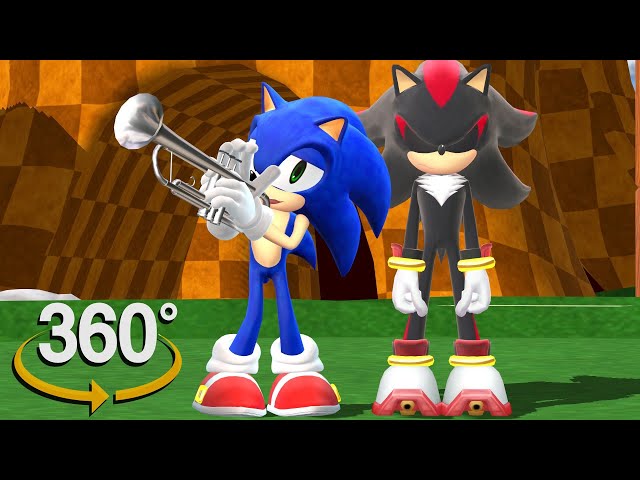 Sonic the Hedgehog! - 360°  - Trumpet Meme! (The First 3D VR Game Experience!)