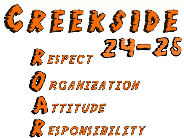 Creekside Presents ROAR'ing Into the School Year