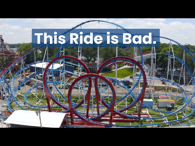 All American Triple Loop Review | The Painfully Rough New for 2024 Coaster at Indiana Beach