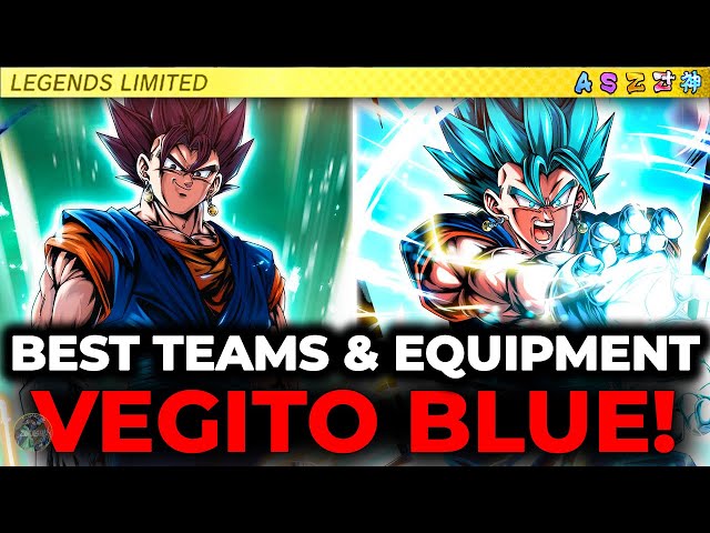 BEST TEAMS & EQUIPMENTS FOR LL VEGITO BLUE TRANSFORMING! (Dragon Ball Legends)