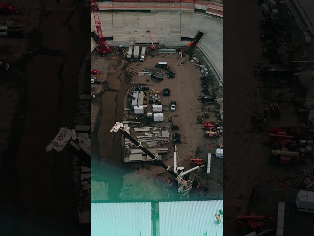 New Highmark Stadium Drone November 2024 Construction Update | Buffalo Bills #Shorts