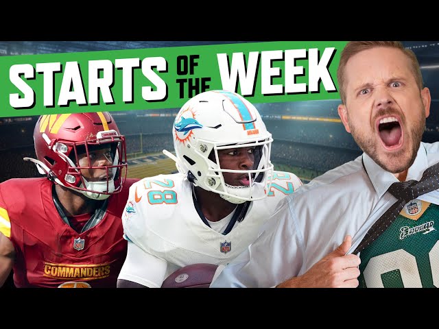 Starts of the Week + Week 12 Breakdown, It’s Football Time! | Fantasy Football 2024 - Ep. 1682