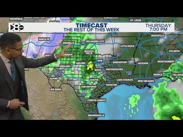 DFW Weather: Rain clears out of North Texas at polls open