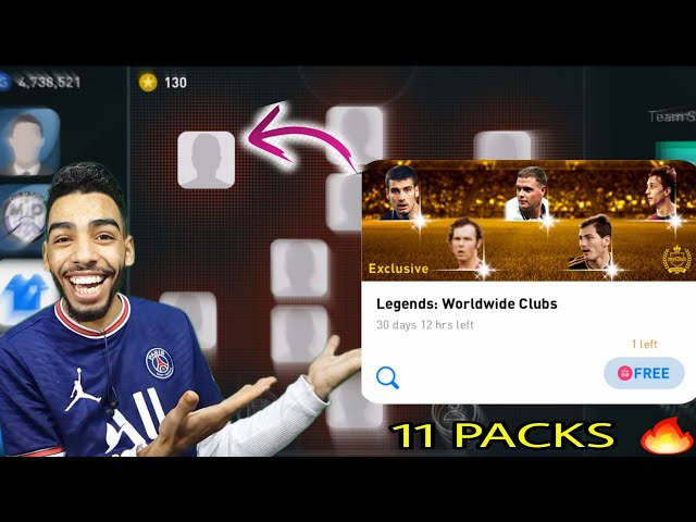 11 LEGENDS PACKS DECIDES MY TEAM 🔥 EFOOTBALL PES 2021 MOBILE