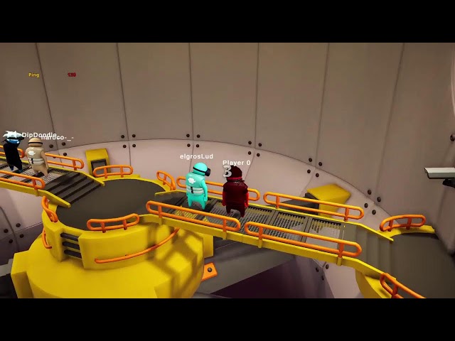 Playing gang beasts