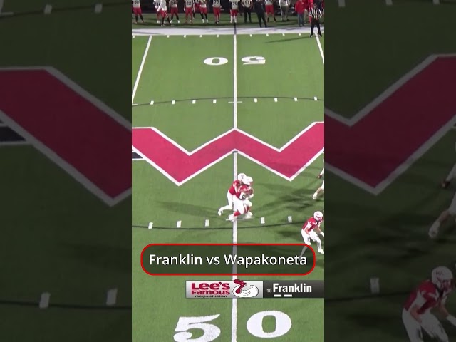 Franklin vs Wapakoneta  #wosn #hsfootball #sports #nfl #highschoolsports