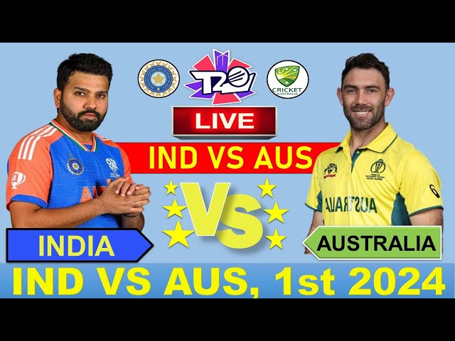 🔴Live: India vs Australia1st T20 2024 | |IND vs AUS 2024 |#indvsaus #cricketlive